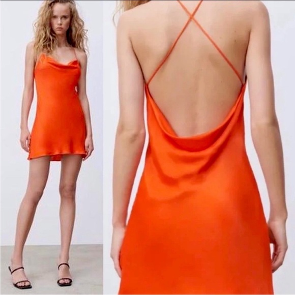 Zara satin mini dress - Picture 3 of 3